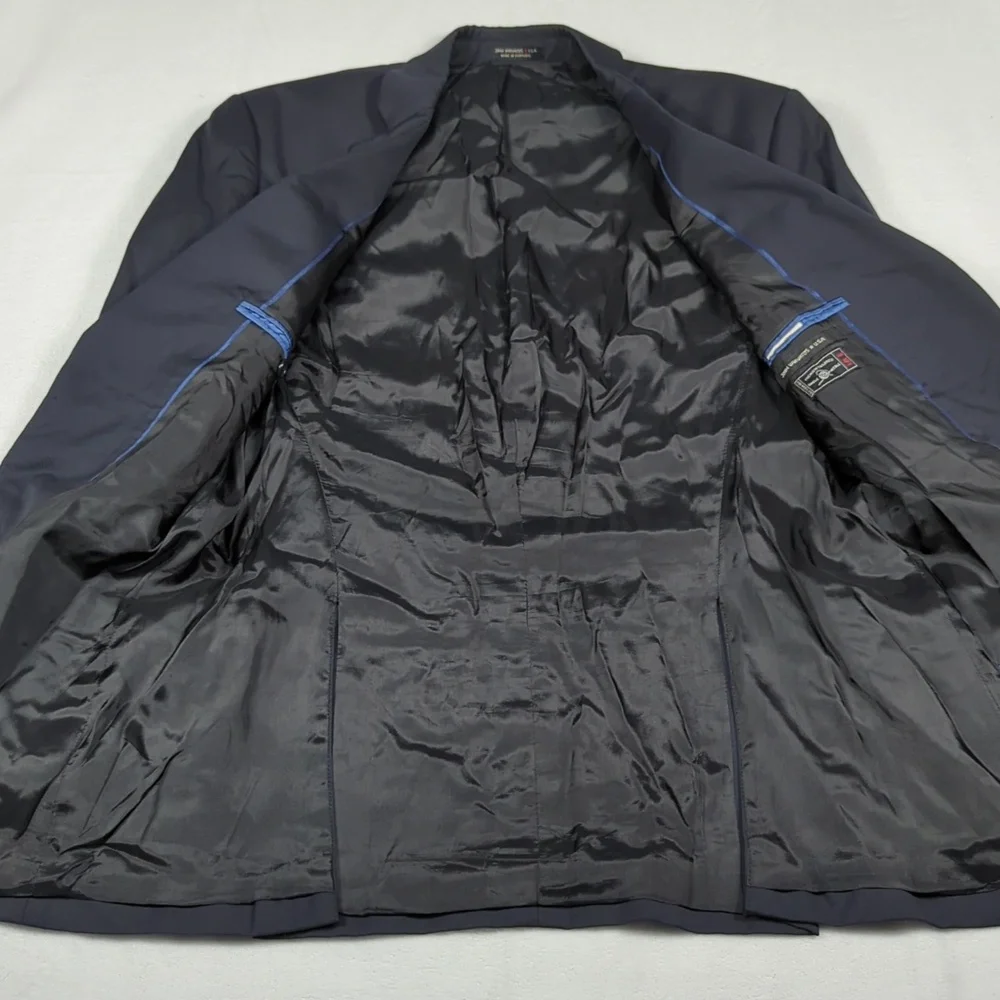 John Varvatos‎ USA Notch Lapel 2-Button Mens Blazer Navy Blue Size 40R